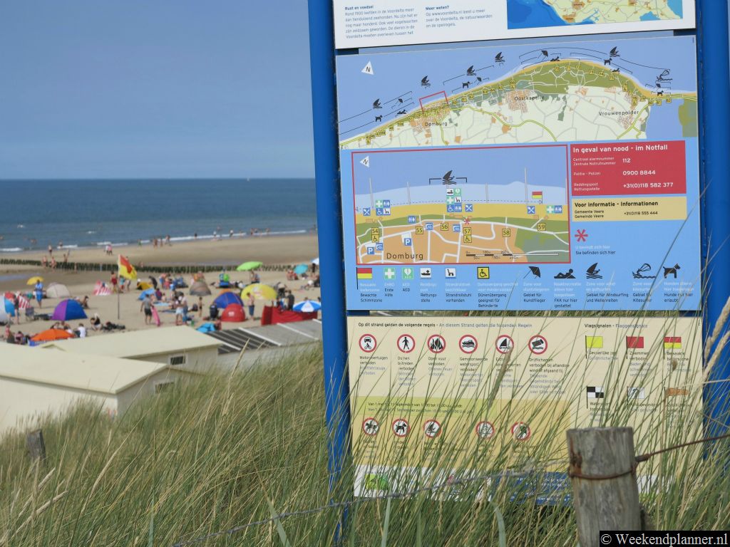 Het strand en het zeewater van Domburg is schoon. Tips: Leuke dingen doen op het strand.